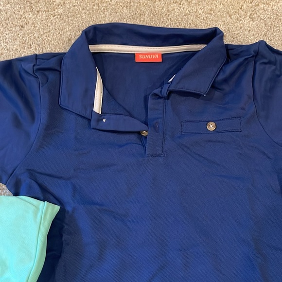 Sunuva set of two UPF polo shirts, size 7 - Picture 3 of 9